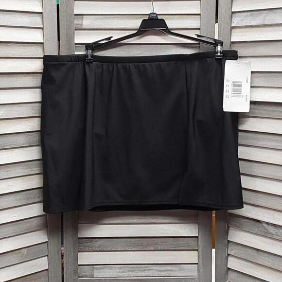 Shape Solver Women's Plus Swim Skirt Tummy Control | Penbrooke | 24W - Picture 1 of 9